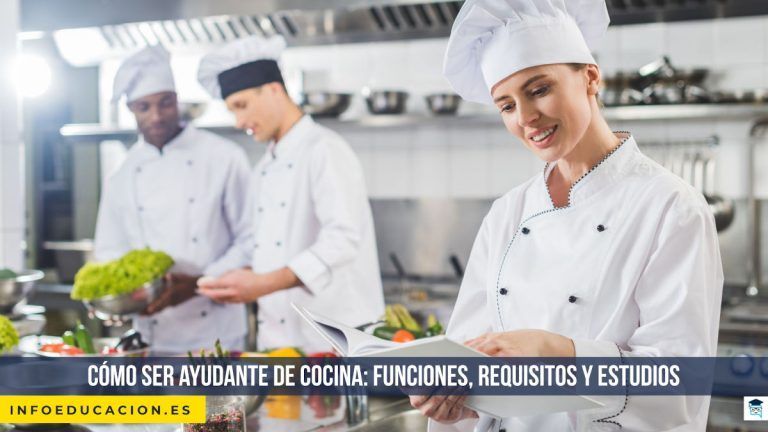 cómo ser ayudante de cocina