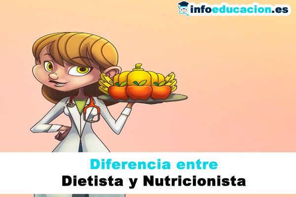 diferencia entre dietista y nutricionista