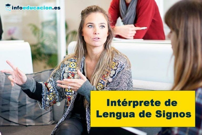 intérprete de lengua de signos