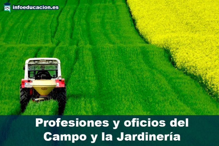 profesiones y oficios del campo y la jardinería