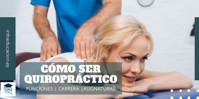 cómo ser quiropráctico