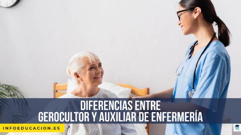 diferencias entre gerocultor y auxiliar de enfermería
