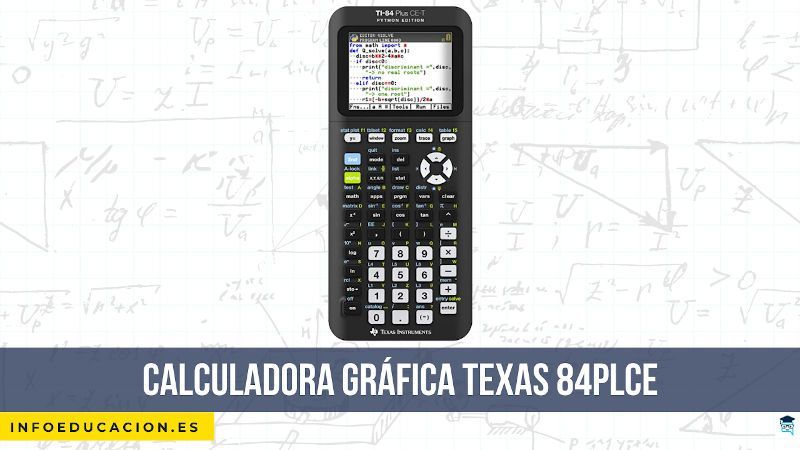 Calculadora Gráfica Texas 84PLCE
