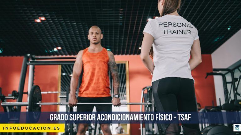 grado superior acondicionamiento físico TSAF